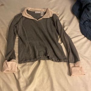 Long sleeved collar tee
